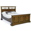 FurnitureToday Toscana Collection dark wood bed frames