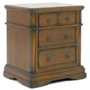FurnitureToday Toscana Collection dark wood nightstand