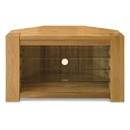 FurnitureToday Trend Solid Oak Corner TV Cabinet