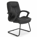 FurnitureToday Vancouver Medium back leather faced Cantilever