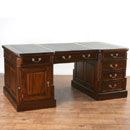 FurnitureToday Vanessa dark wood Partner Desk