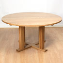 FurnitureToday Vermont Solid Oak Round Dining table