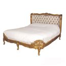 FurnitureToday Versailles 5ft upholstered button bed