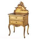 FurnitureToday Versailles marble top bedside 