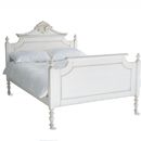 FurnitureToday Versailles white painted bed