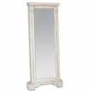 FurnitureToday Versailles white painted dressing mirror and stand