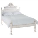 FurnitureToday Versailles white painted low end bed