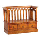 FurnitureToday Village furniture 3 drawer bench