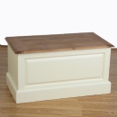 FurnitureToday Village pine painted blanket Trunk