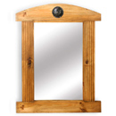 FurnitureToday Vintage pine panel mirror