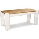 FurnitureToday White Painted Junk Plank Dining table
