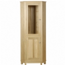 Winchester solid oak tall corner unit with