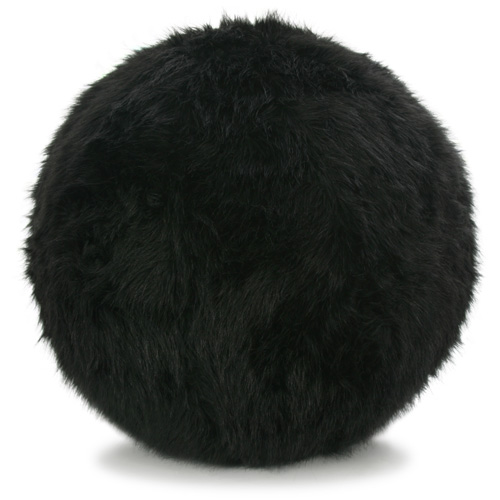 65cm Swiss ball cover - Long Black Hair