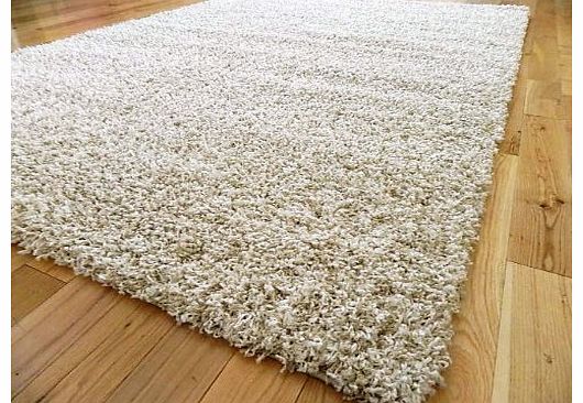 Fusion SMALL EXTRA LARGE RUG NEW MODERN SOFT THICK SHAGGY RUGS NON SHED SHAG RUNNERS (Oatmeal, 120 x 170 cm)