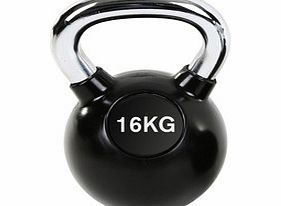 Black 16kg kettle bell