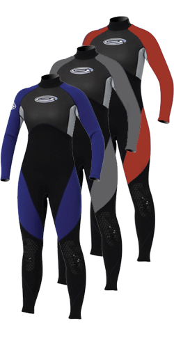 g-force 3mm Ladies Full Wetsuits