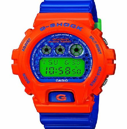 G-Shock Crazy Colour Watch - Orange Head Blue Band