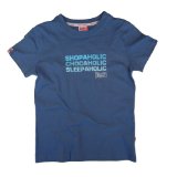 Lazy Lady Shopaholic T-shirt, Blueberry, 10