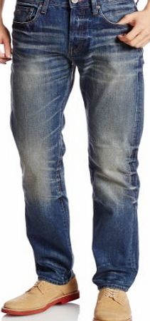 G-Star Mens 3301 Straight Jeans, Dalex Denim in Medium Aged, W32/L32