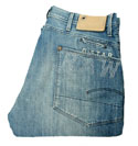 Mid Blue Worker Style Jeans (Jack Pant)