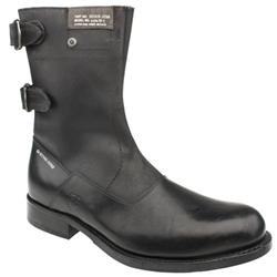 Male G-star Raw M.i. Dossier Leather Upper Casual Boots in Black, Dark Brown