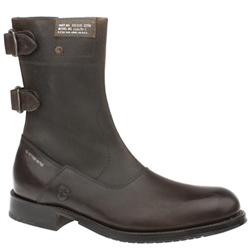 G-Star Raw Male G-star Raw M.i. Dossier Leather Upper Casual Boots in Dark Brown
