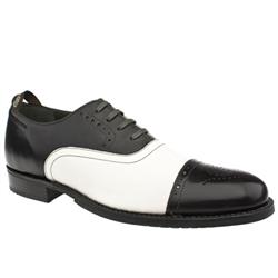 Male G-star Raw Night Sec Leather Upper GStar Raw in Black and White