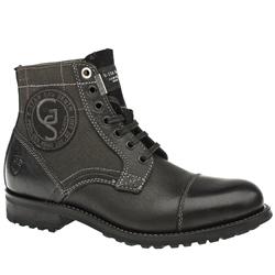 G-Star Raw Male G-Star Raw Patton Charger Leather Upper Casual Boots in Black, Dark Brown