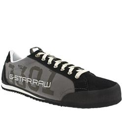 G-Star Raw Male G-Star Resetta Suede Upper Fashion Trainers in Black and Grey