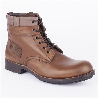 Officer Plain Toe 2 Lace-up Boots