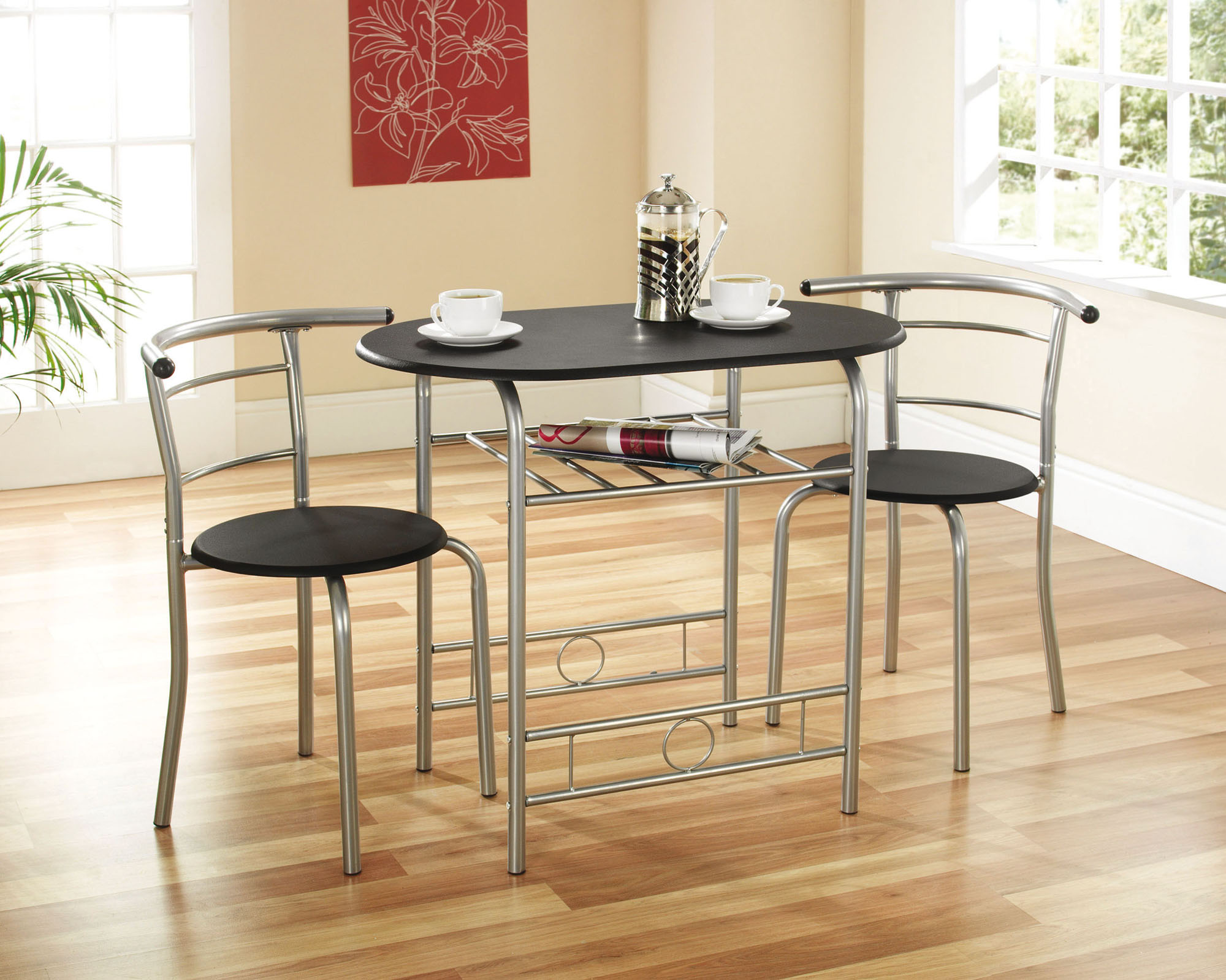Gablemere Black Compact Dining Set
