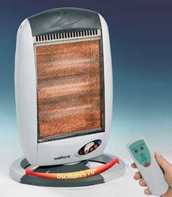 Gablemere Remote Control Halogen Heater