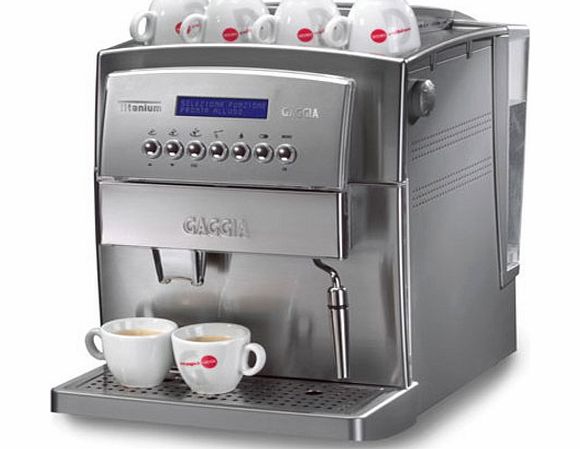  Titanium Espresso Machine, 1250 Watt