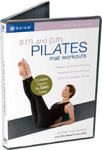 Gaiam AM/PM Pilates Mat Workout DVD