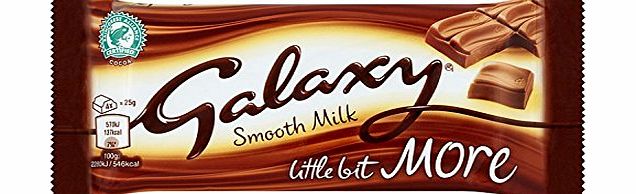 Galaxy Milk Kingsize Chocolate Bar 75 g (Pack of 24)