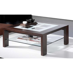 Moderno - Top Square Coffee Table with Patterned