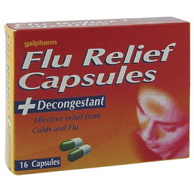 Galpharm Flu Relief Capsules with Decongestant have been formulated to provide effective relief from
