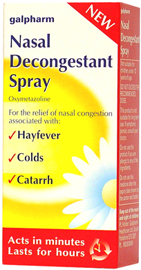 Nasal Decongestion Spray 15ml