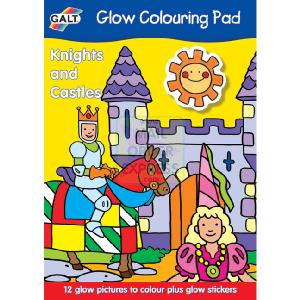 Knights Castles Glow Colouring Pad