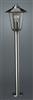 Tall Pedestal Light: - Stainless Steel