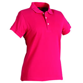 Ladies Jazz Golf Shirt Raspberry