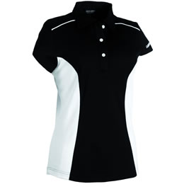 galvin green Ladies Jolene Golf Shirt Black/White