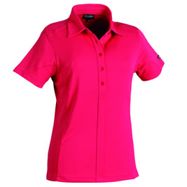 Ladies Josie Golf Shirt Raspberry