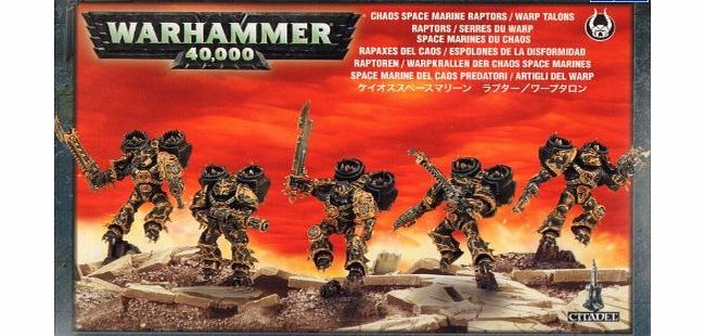 Games Workshop Warhammer 40,000 Chaos Space Marine Raptors / Warp Talons (2012, 5 figures)