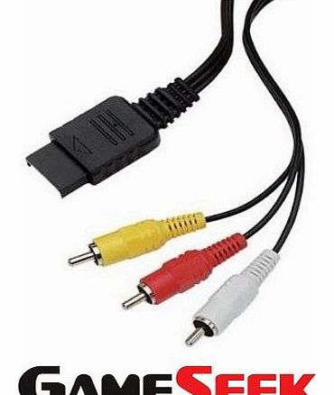 Playstation AV to RCA Cable for PlayStation 3 (PS3) PlayStation 2 (PS2) and PSOne (PSX)