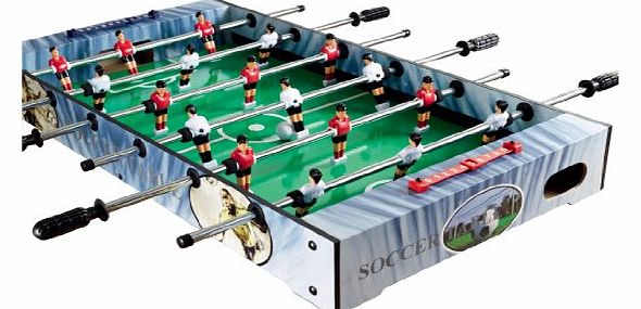Gamesson 3 Ft Striker Table Top Football - Blue/Green/White