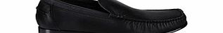 New Jersey black leather loafers