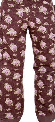 Garden Girl Classic Gardening Trousers (takes optional extra knee pads) in colour Roses Brown (14)