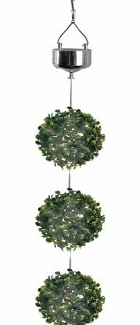 Garden kraft 23370 Benross Solar Topiary LED Hanging Lit Ball Lights (Set of 3)