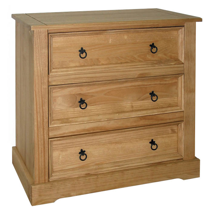 Gardens and Homes Direct Santa Fe 3 Drawer Chest